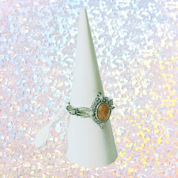 BP Genuine Carmelian Quartz Ring - Rose Gold Plating (Size 7) - Picture 3 of 7